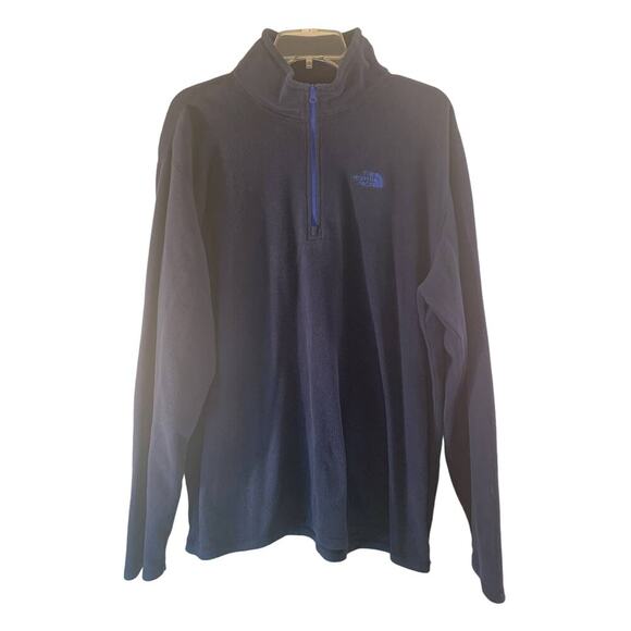 THE NORTH FACE Men’s 1/4 Zip Fleece Pullover / Size: Large - Picture 1 of 8